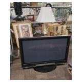 Hitachi TV, Vintage Chairs, Art Work, Lamp