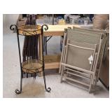 Plant Stand, Lawn Chairs, Folding Chairs, Garden