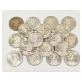 20 Mexican 1968, 25 Pesos Olympic Silver Coins
