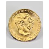 1915 Austrian 100 Coronas Gold Coin / Bullion