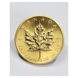 1982 Canadian 1OZ Fine Gold Maple Leaf Coin