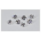 7 Loose Diamonds: .37 Grams / 1.85 Carats