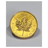 1979 Canadian 1OZ Fine Gold Maple Leaf Coin