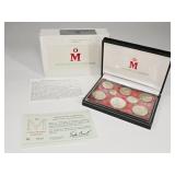 1982-1983 Mexican 8 Coin Proof Set in Box