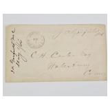 James Garfield Signed Address Panel, 1866