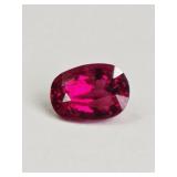 1.97 Carat Oval Natural Ruby w/ Paperwork