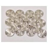 20 Mexican 1982 Libertad 1OZ Silver Coins