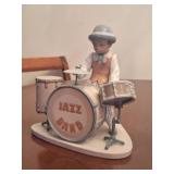 Jazz Drums Figurine by Lladro Black Legacy