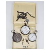 Antique Pocket Watches & Military Stop Watch
