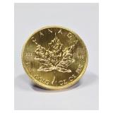 1982 Canadian 1OZ Fine Gold Maple Leaf Coin