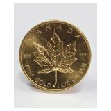 1979 Canadian 1OZ Fine Gold Maple Leaf Coin
