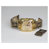 18KT Gold LeCoultre Watch on Decorative Band
