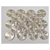 20 Mexican 1982 Libertad 1OZ Silver Coins