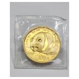 1987 Chinese Panda 1OZ Fine Gold Coin / Bullion
