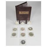 10 International Silver Coins: Mexico, Canada
