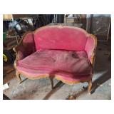 Vintage Settee and 4 Drawer Chest