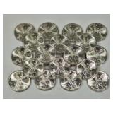 20 Mexican 1982 Libertad 1OZ Silver Coins