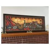 Wall Art, Wall Mirror, Domed Clock