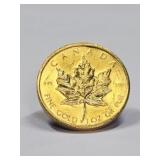 1979 Canadian 1OZ Fine Gold Maple Leaf Coin