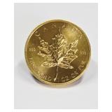 1979 Canadian 1OZ Fine Gold Maple Leaf Coin