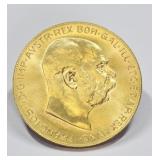 1915 Austrian 100 Coronas Gold Coin / Bullion