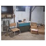 Cabinet, Chair, Floor Lamps, Kitchenwares