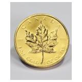 1979 Canadian 1OZ Fine Gold Maple Leaf Coin