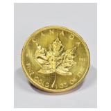 1979 Canadian 1OZ Fine Gold Maple Leaf Coin