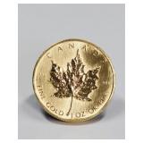 1982 Canadian 1OZ Fine Gold Maple Leaf Coin