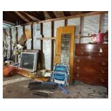 Dresser, Wall Mirror, Twin Headboard, Hand Tools