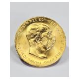 1915 Austrian 100 Coronas Gold Coin / Bullion