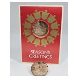 2 Franklin Mint 1971 Bronze Coins