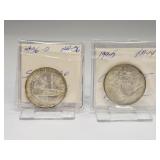 2 USA Silver Half-Dollars: 1936D & 1935