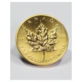 1982 Canadian 1OZ Fine Gold Maple Leaf Coin