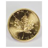 1979 Canadian 1OZ Fine Gold Maple Leaf Coin