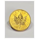 1979 Canadian 1OZ Fine Gold Maple Leaf Coin