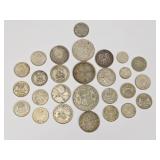 1901 - 1944 Silver Foreign Coins: German, British