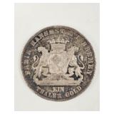1865 Bremen Thaler / Shooting Thaler Silver Coin