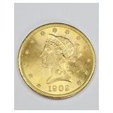1902 S Liberty Head Gold Eagle $10 Coin