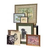 Wall Art, JFK Ephemera, Paul Sawyier Print