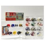 Mini Football Helmets & Cards
