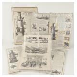 Feb. 1866 Harpers Weekly Journal & Steam Ads