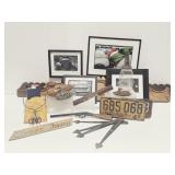 Wall Art, license Plates, Oiler, Deco