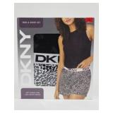 New DKNY Tank & Short Set, Animal Print, M