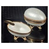 MCM Evanï¿½s Guilloche Table Lights & Ashtray