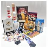 Bowling Ephemera: Cards, Bowling Pins