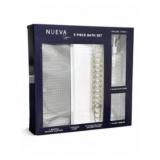 NEW Nueva 5 pcs Bath Set, Grey