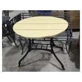 Park Bench Metal & Wood Table