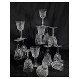 14 Vintage Waterford Clare Crystal Wine Glasses