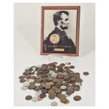US Lincoln Head Pennies: Booklet & Loose